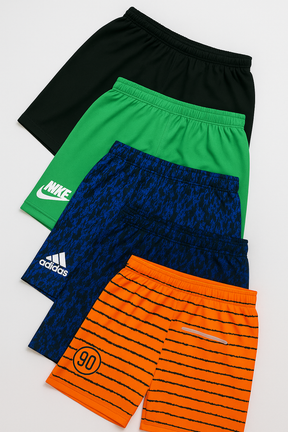 Compre 1 Leve 3  - Kit Bermuda Futebol Helanca