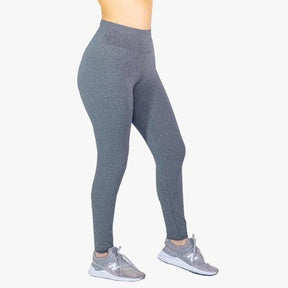 Calça Legging Shein Academia Caminhada Feminina Lisa Sem Transparência Levanta Bubum