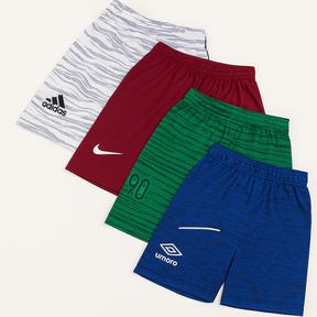 Compre 1 Leve 3  - Kit Bermuda Futebol Helanca