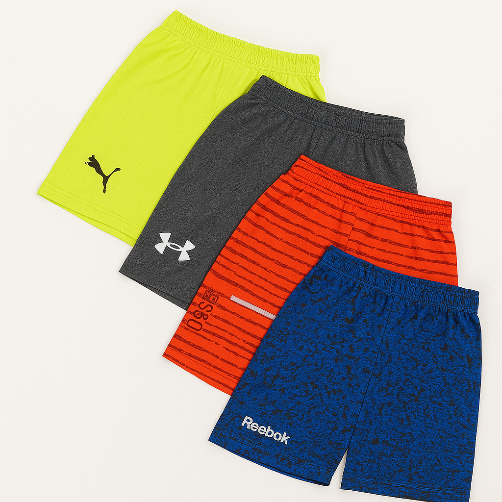 Compre 1 Leve 3  - Kit Bermuda Futebol Helanca