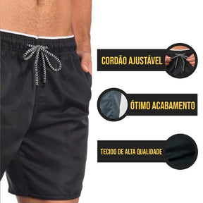 Short Bermuda TACTEL GROSSO ELITE Masculino Azul